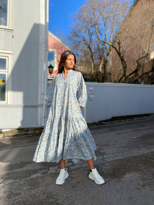 Poplin Shirt Dress - Blossoms  - Image 5