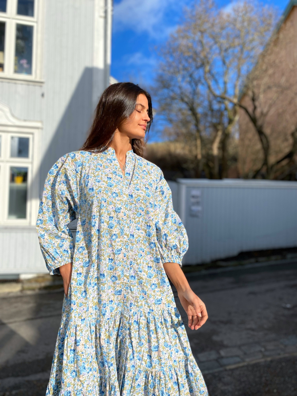 Poplin Shirt Dress - Blossoms  - Image 7