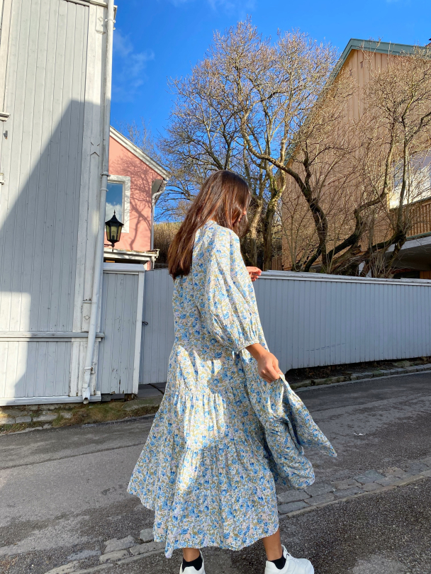 Poplin Shirt Dress - Blossoms  - Image 8
