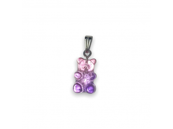 Glitter Gummy Bear - "Pink Champange"