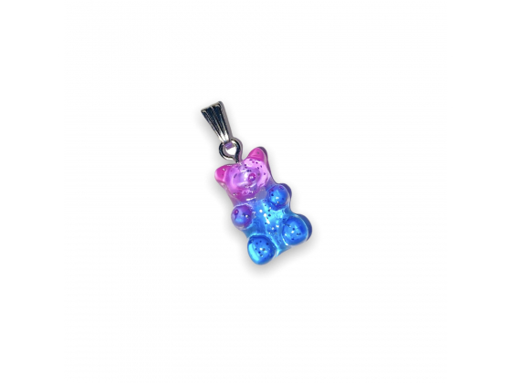 Glitter Gummy Bear - "Cotton Candy"