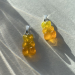 Glitter Gummy Bear - "Sweet Pineapple"