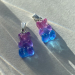 Glitter Gummy Bear - "Cotton Candy"