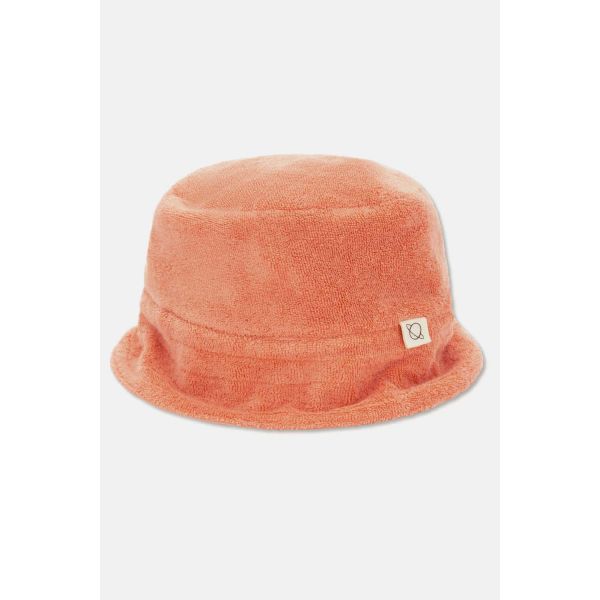 MY LITTLE COZMO - DUNCAN BUCKET HAT TOWELING CORAL