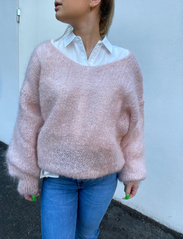 Milana Mohair Knit - Light pink - Image 1