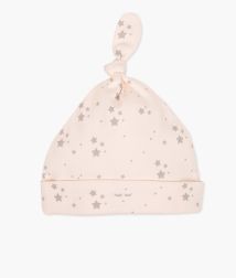 Stars Tossie Hat - Light Pink