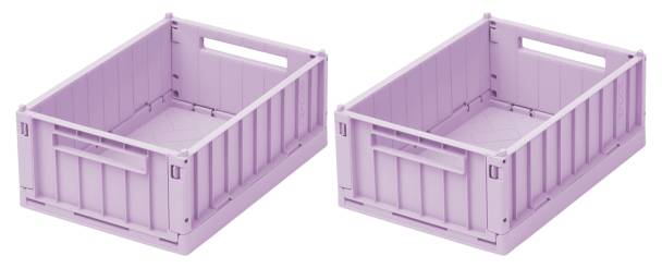 LIEWOOD - WESTON STORAGE BOX S 2-PK LIGHT LAVENDER - Image 1