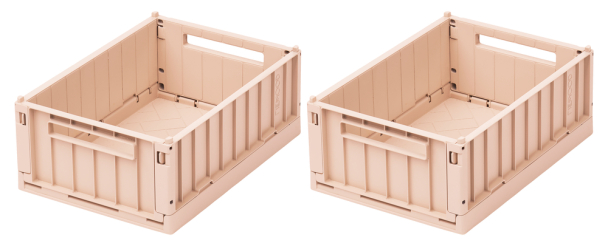 Liewood | Weston Storage Box S 2-pk - Rose - Image 1