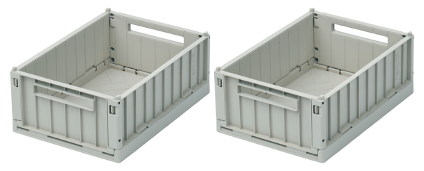 Weston Storage Box S 2-pk - Dove Blue - Image 1
