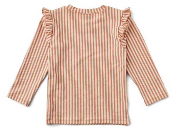 Tenley Swim Tee Seersucker - Stripe Tuscany Rose/Sandy - Image 2