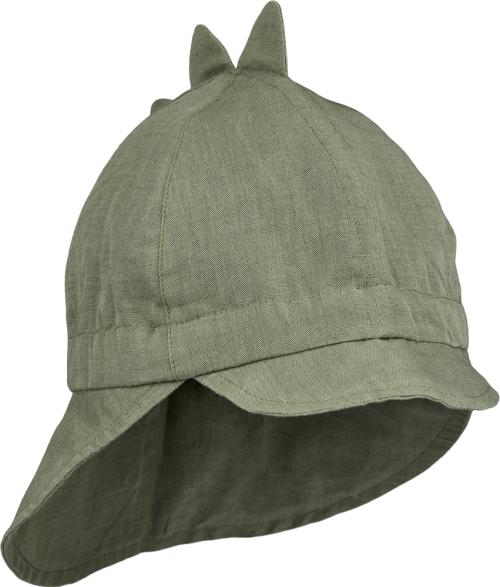 Liewood | Gorm Solhatt Linen - Dino Faune Green