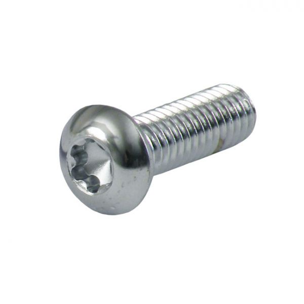 CHROME BUTTON TORX BOLT 3/8-16 X 1