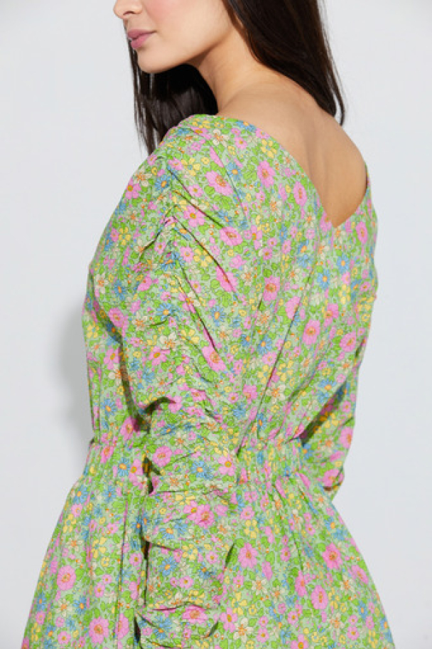Sangsvane Dress - Green Flower  - Image 5