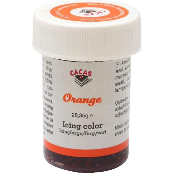 Icingfarge, ORANGE Cacas