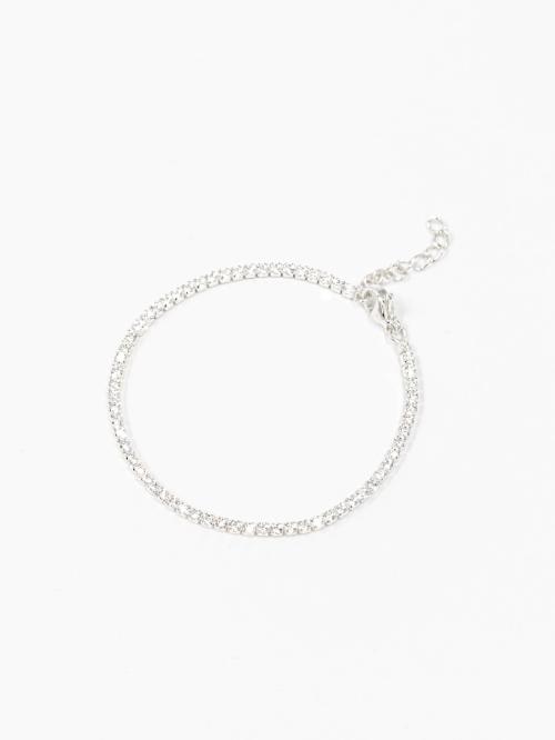 Mini Diamond Bracelet Silver