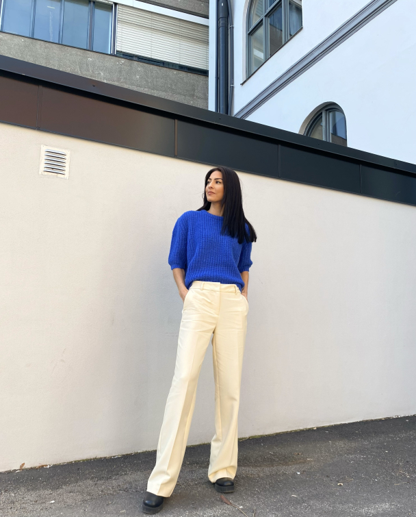 Rita Wide Pant - Birch  - Image 3