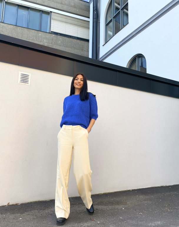 Rita Wide Pant - Birch  - Image 5