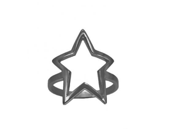Zöl - Stjerne oksidert sølv ring