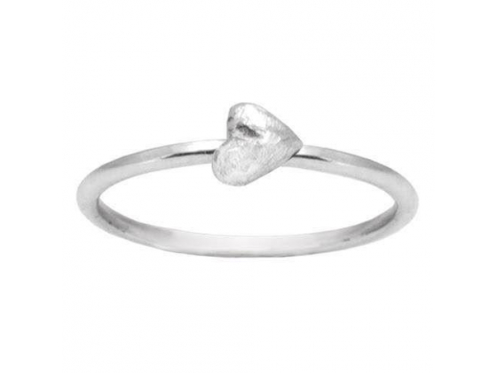 Zöl - Hjerte sølv ring