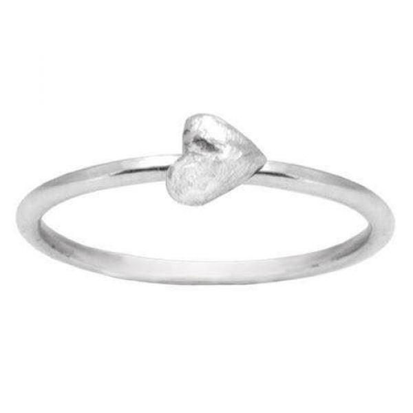 Zöl - Hjerte sølv ring
