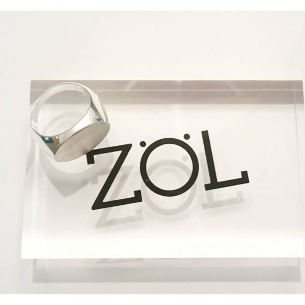 Zöl - Sølv ring matt