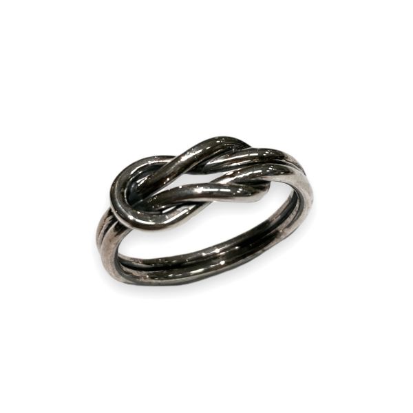 Sølv ring knute