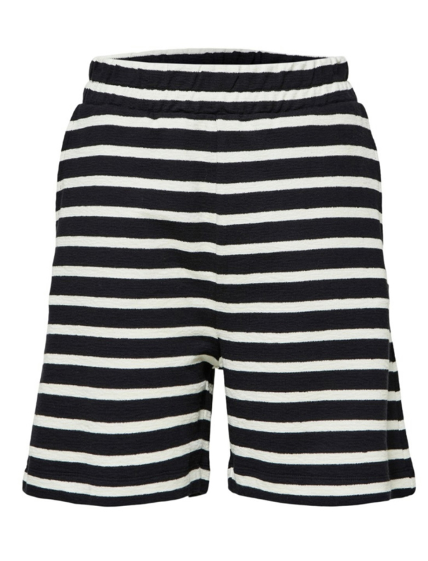 Talia Shorts - Black Stripes/Snow White  - Image 3
