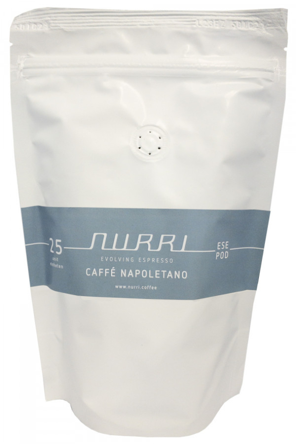 NURRI CAFFÈ NAPOLITANO LONG COFFEE ESE PODS I POSE 25 PACK