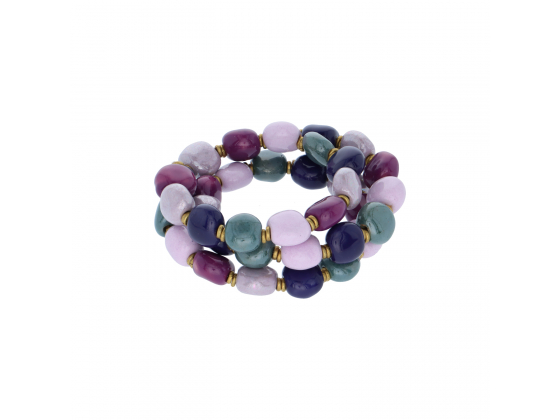  BRACELETS – PURPLE ROLLER