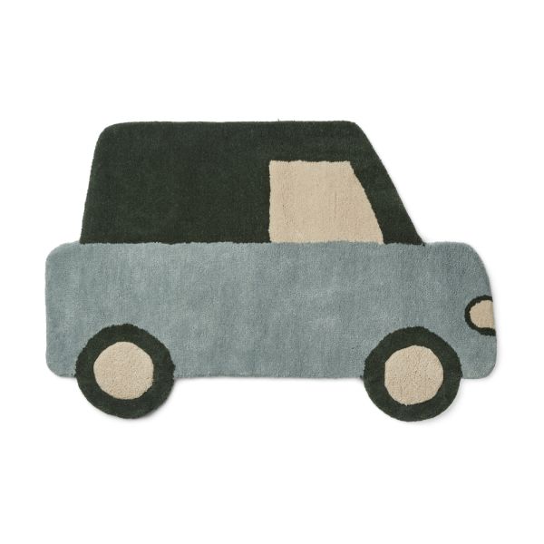 LIEWOOD - JENA CAR RUG CAR/BLUE FOG MULTI MIX