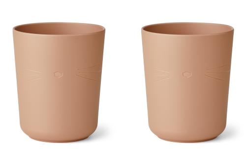 LIEWOOD - STINE CUP 2-PK CAT PALE TUSCANY