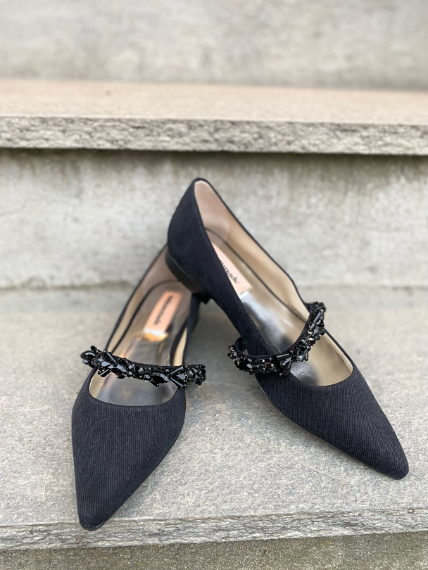 Annabelle Denim Crystal - Anthracite Black  - Image 1