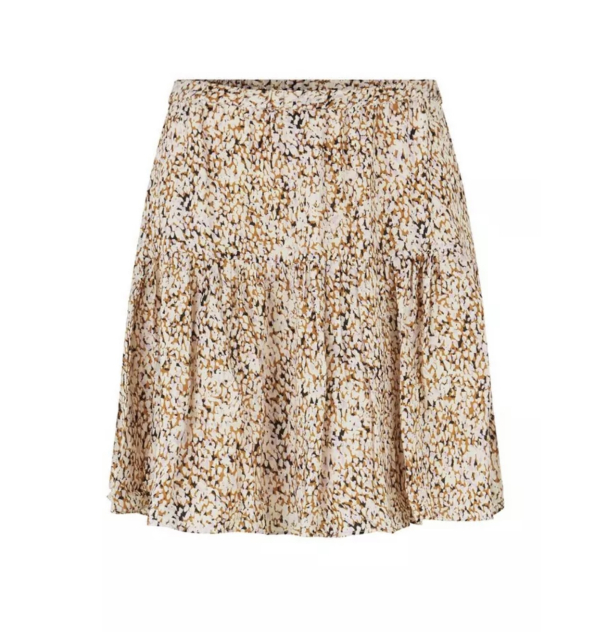 Lotus Mini Skirt - Golden Brown  - Image 2