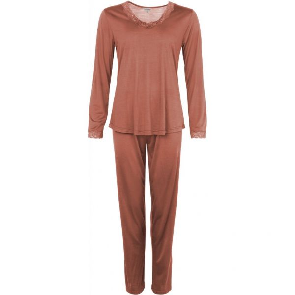 Lady Avenue Silk Jersey Pyjamas