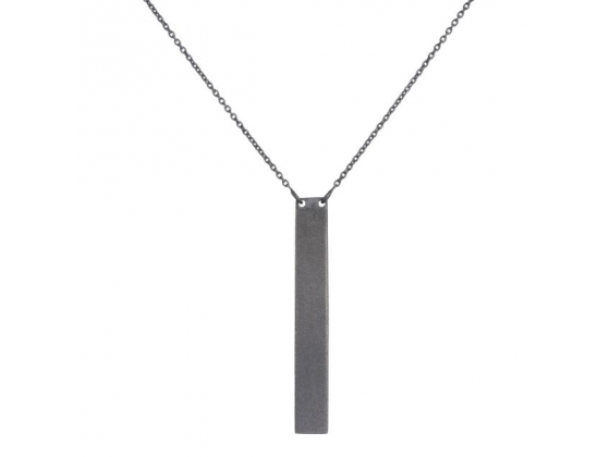 Ox. plate necklace 