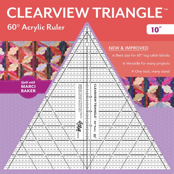 Clearview triangle 60 grader linjal