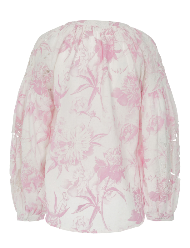 Delphine Blouse - Pink Garden   - Image 3