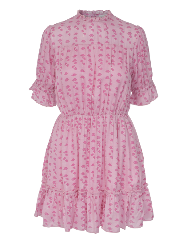 Sophie Mini Dress - Pink Tulip  - Image 4