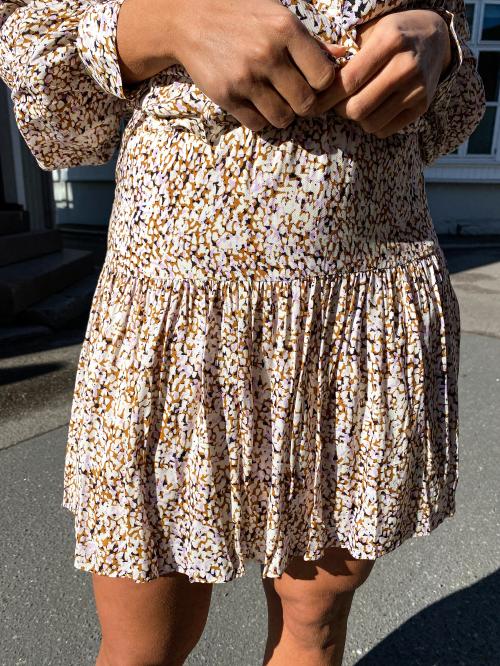 Lotus Mini Skirt - Golden Brown 