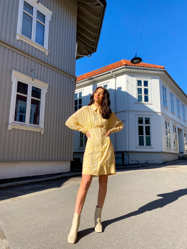 Belledonna New Dress - Ochre - Image 4