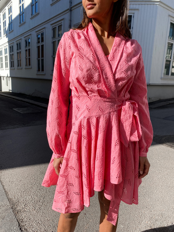 Iza Dress - Coral  - Image 1