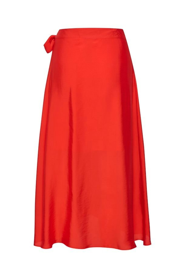 Luella Wrap Skirt - Red Alert - Image 3