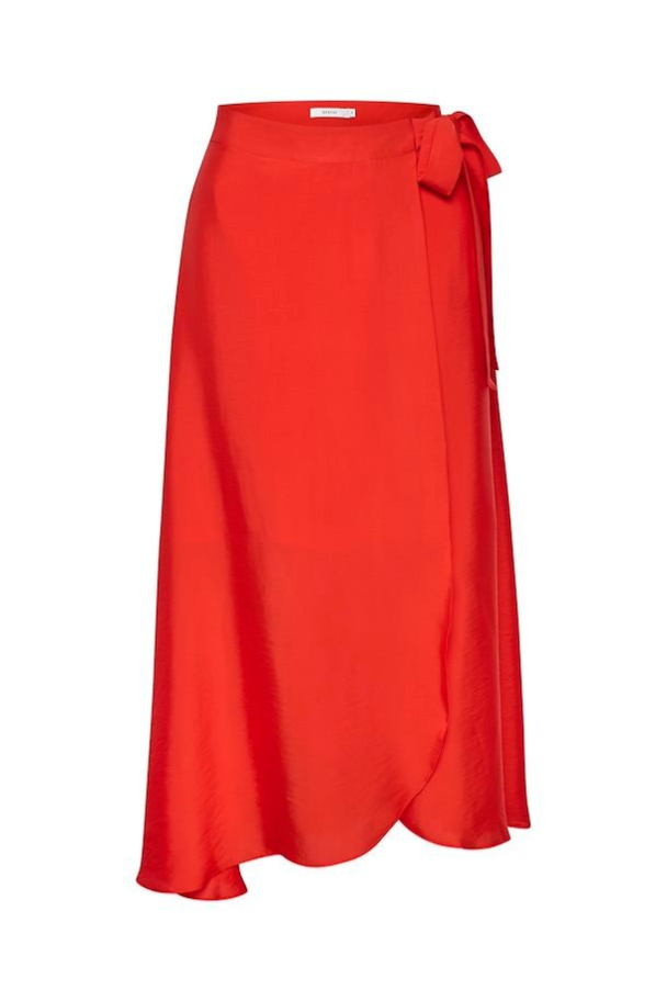 Luella Wrap Skirt - Red Alert - Image 5
