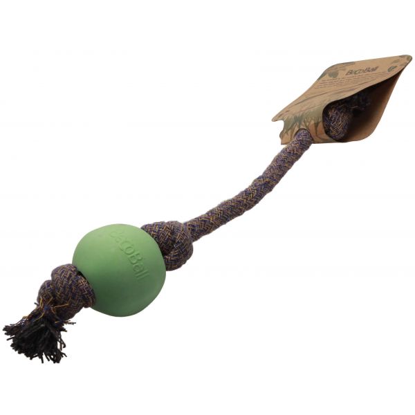 Ball med tau Beco 6,7cm grønn