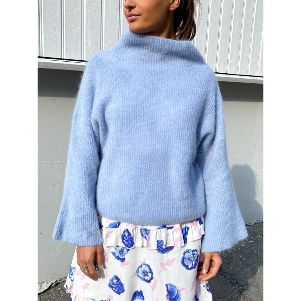 Felicia Oversized Knit - Light Blue 