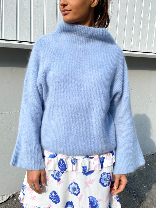 Felicia Oversized Knit - Light Blue  - Image 1