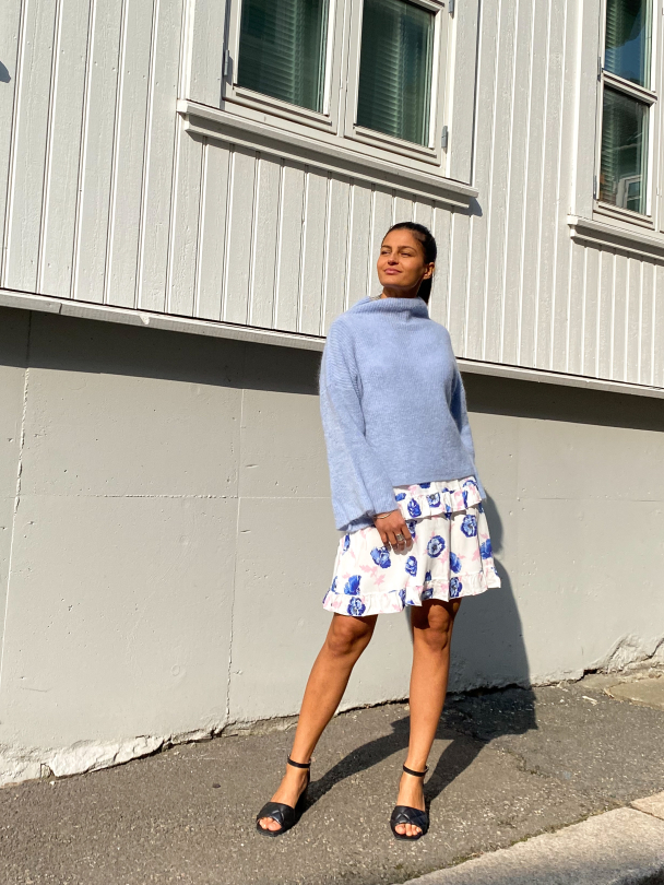 Felicia Oversized Knit - Light Blue  - Image 3
