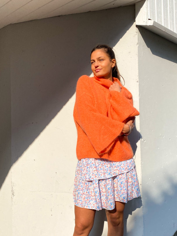Felicia Oversized Knit - Burnt Orange  - Image 4