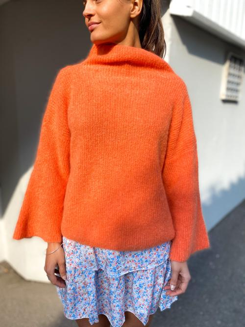 Felicia Oversized Knit - Burnt Orange 