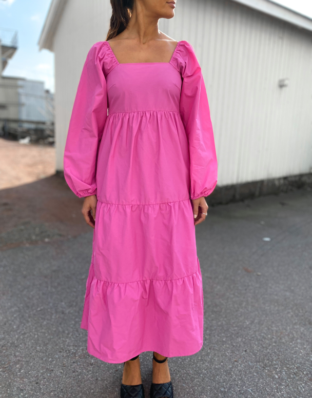 Bernadette Smock Dress - Phlox Pink  - Image 1